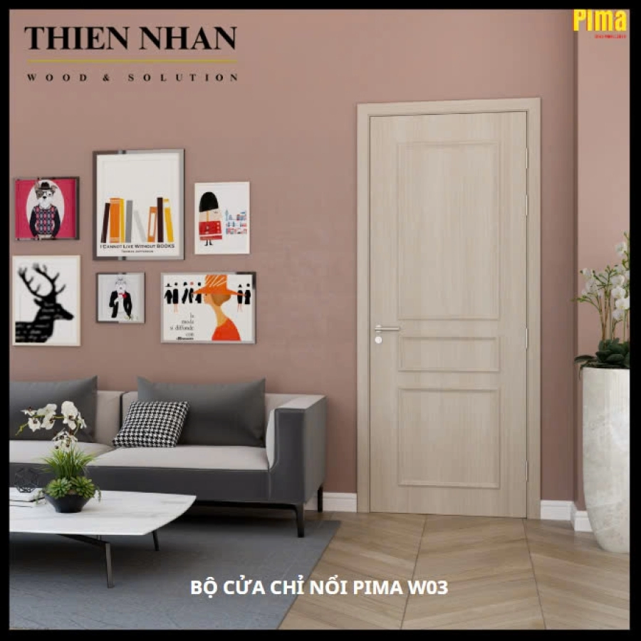 Bộ Cửa Chỉ Nổi Pima W03
