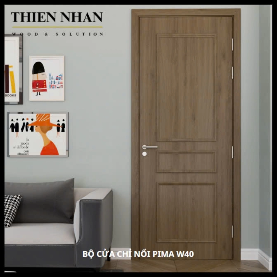 Bộ Cửa Chỉ Nổi Pima W40