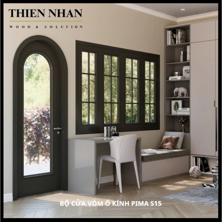 Bộ Cửa Vòm Ô Kính Pima S15