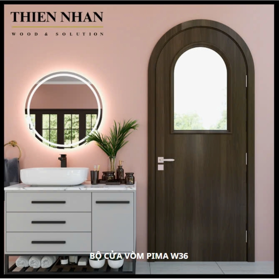 Bộ Cửa Vòm Ô Kính Pima W36