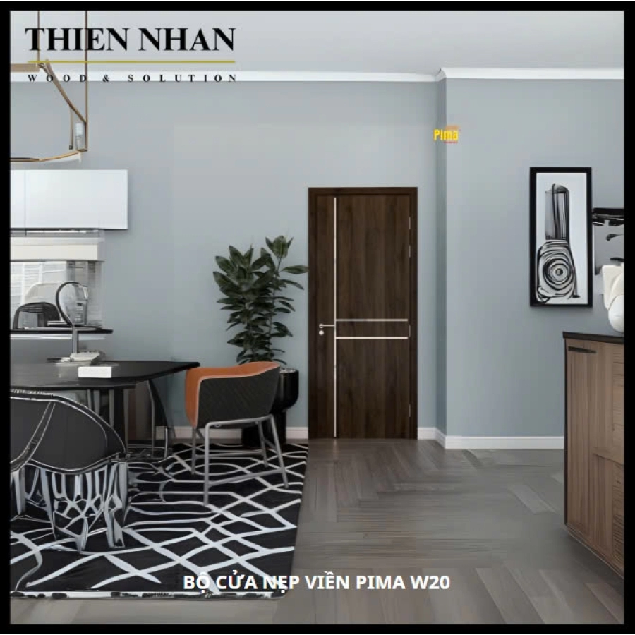 Bộ Cửa Nẹp Viền Pima W20