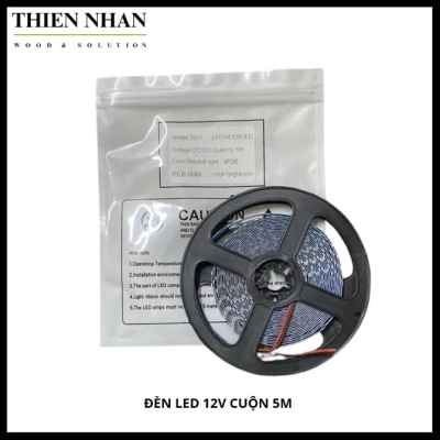 Đèn Led 12V .3000K . 14.4W/M - Cuộn 5m Ánh Sáng Vàng Đậm