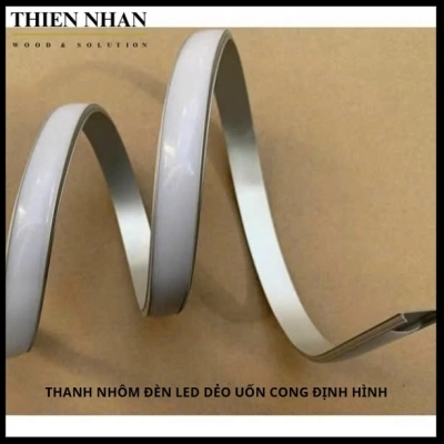 Thanh Nhôm Đèn Led Dẻo Uốn Cong Định Hình