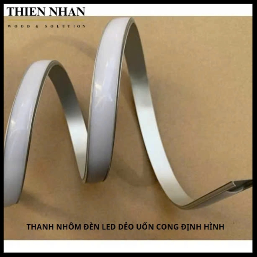 Thanh Nhôm Đèn Led Dẻo Uốn Cong Định Hình