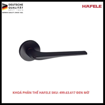 Khóa Phân Thể Hafele SKU: 499.63.617 Đen Mờ