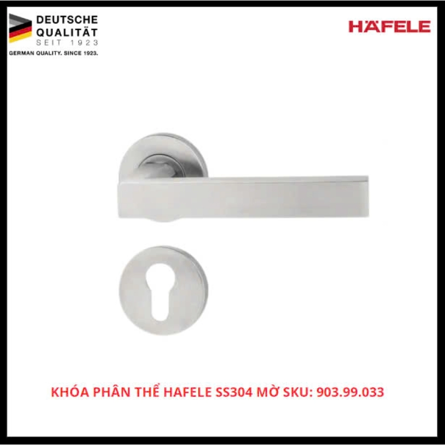 Khóa Phân Thể Hafele SS304 Mờ SKU: 903.99.033