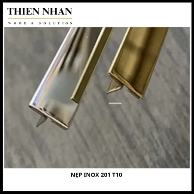 Nẹp Inox 201 T10 - Trắng Gương