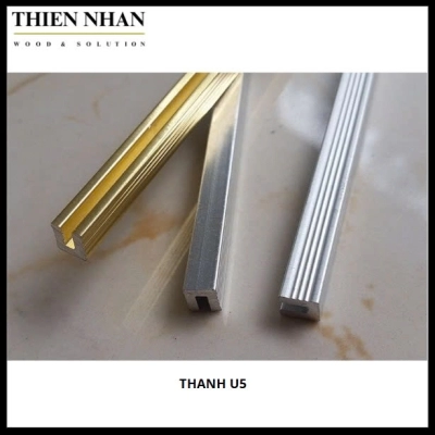 Thanh U5 - Inox Trắng