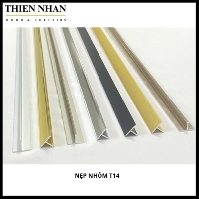 Nẹp Nhôm T14 - Inox Bóng 2.7m