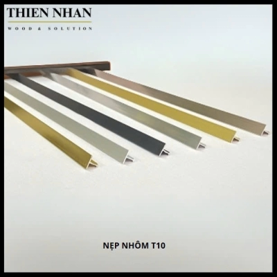 Nẹp Nhôm T10 - Inox Bóng 2.7m