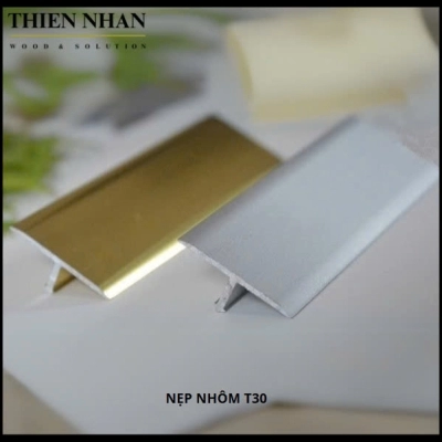 Nẹp Nhôm T30 - Inox Bóng 2.7m