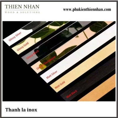 Thanh La Inox Vàng Gương 