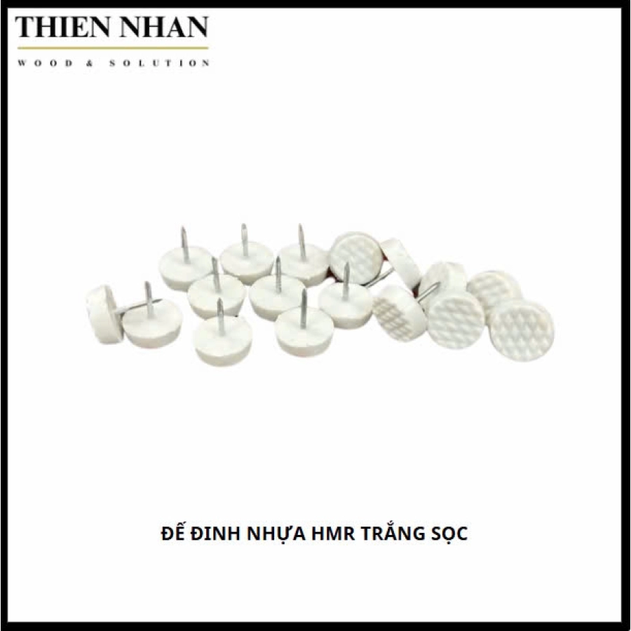 Đế Đinh Nhựa HMR Trắng Sọc