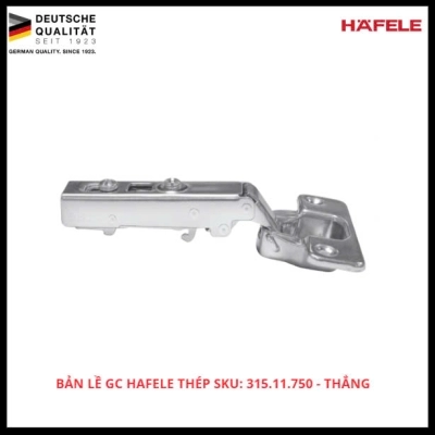 Bản Lề GC Hafele Thép SKU: 315.11.750 - Thẳng