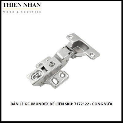 Bản Lề GC Imundex Đế Liền SKU: 7172122 - Cong Vừa