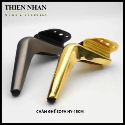 Chân Ghế Sofa HY-15Cm - Xám Titan