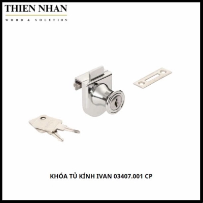 Khóa Tủ Kính Ivan 03407.001 CP