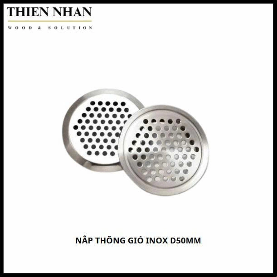Nắp Thông Gió Inox D50mm