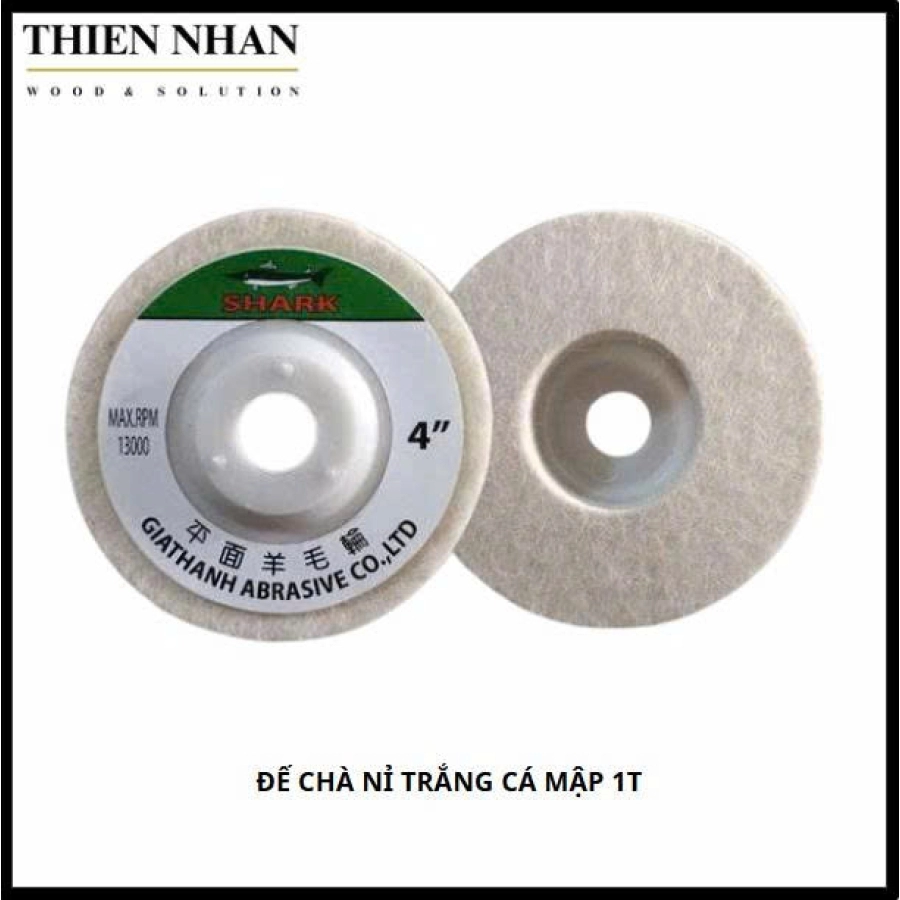 Đế Chà Nỉ Trắng Cá Mập 1T