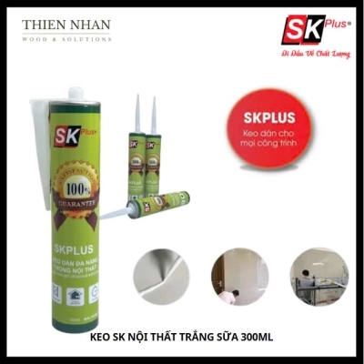 Keo SK Nội Thất Trắng Sữa 300ml - 24C/Thùng