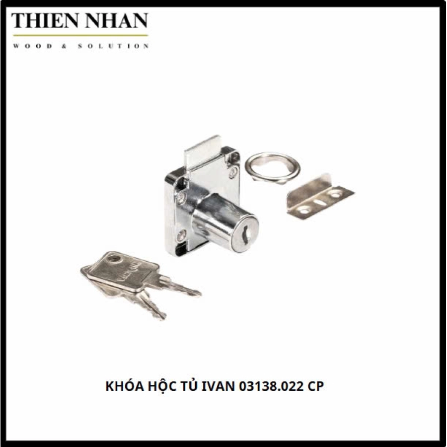 Khóa Hộc Tủ Ivan 03138.022 CP