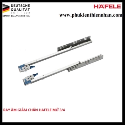 Ray Âm Giảm Chấn Hafele Mở 3/4 300mm 433.32.501