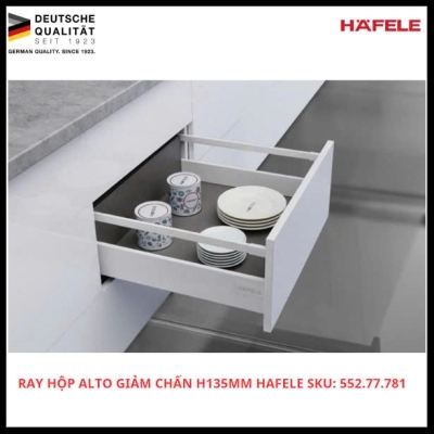 Ray Hộp Alto Giảm Chấn H135mm Hafele SKU: 552.77.781