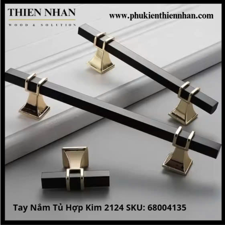 Tay Nắm Tủ Hợp Kim 2124 SKU: 68004135