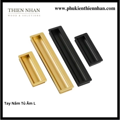 Tay  Nắm Tủ Âm Đen L 1080 - SKU 68030699