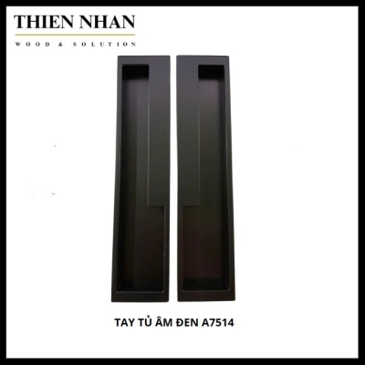 Tay Tủ Âm Đen A7514 - 192mm Trái