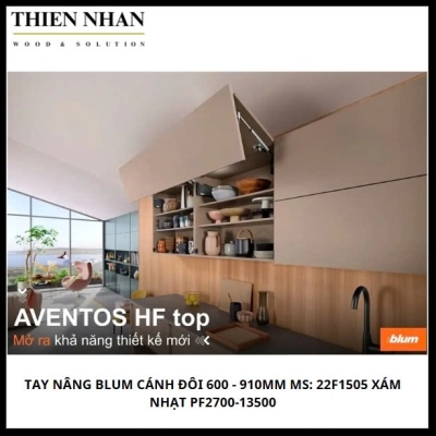 Tay Nâng Blum Cánh Đôi 600 - 910mm MS: 22F1505 Xám Nhạt PF2700-13500