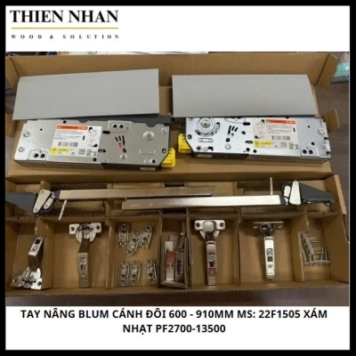 Tay Nâng Blum Cánh Đôi 600 - 910mm MS: 22F1505 Xám Nhạt PF2700-13500
