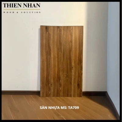 05mm Sàn Nhựa TA709 KT: 180*1220mm + Đế Cao Su 01mm 2.196m2/Thùng