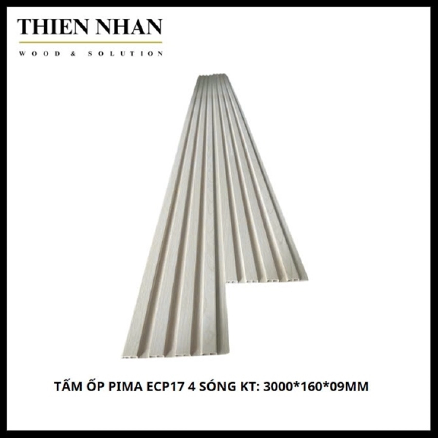 Tấm Ốp Pima ECP17 4 Sóng KT: 3000*160*09mm