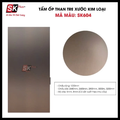 08mm Than Tre SK604 Xước Kim Loại (KT:1220*2800mm)