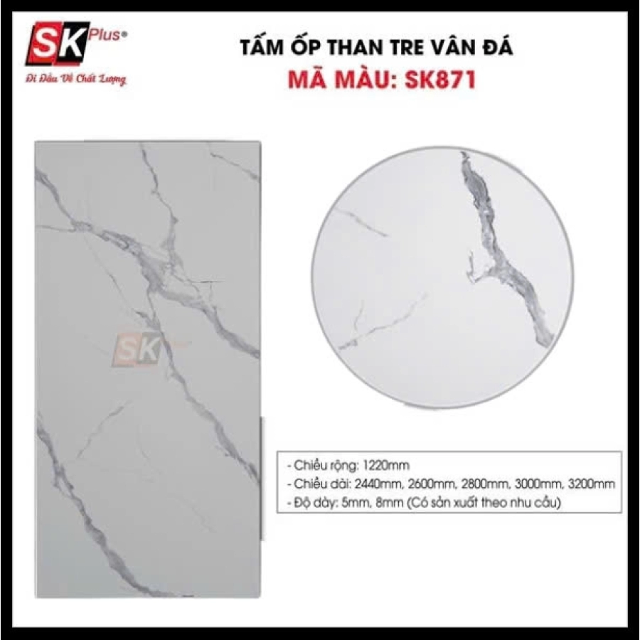 08mm Than Tre SK871 Gỉa Đá (KT:1220*2800mm)